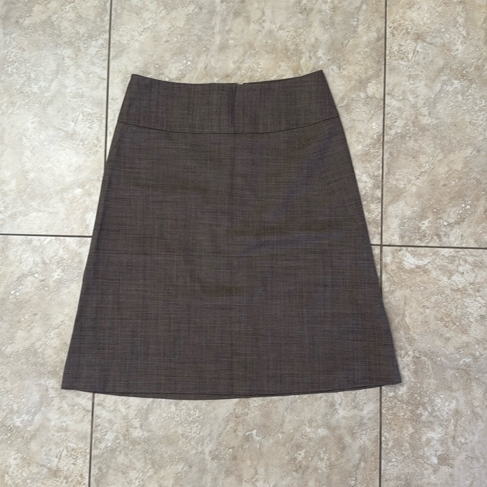 Banana Republic Brown/Tan Pencil Skirt, Size 0, Like New